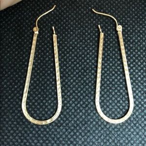 14k gold hoops earrings